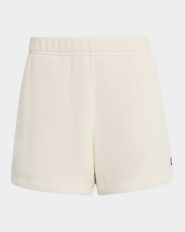 Vintage Terry Blanket-Stitch Shorts